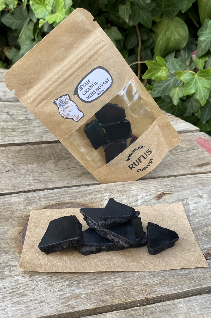 Siyah Granül Mum Boyası 20gr