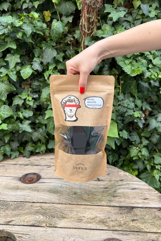 Siyah Granül Mum Boyası 250gr