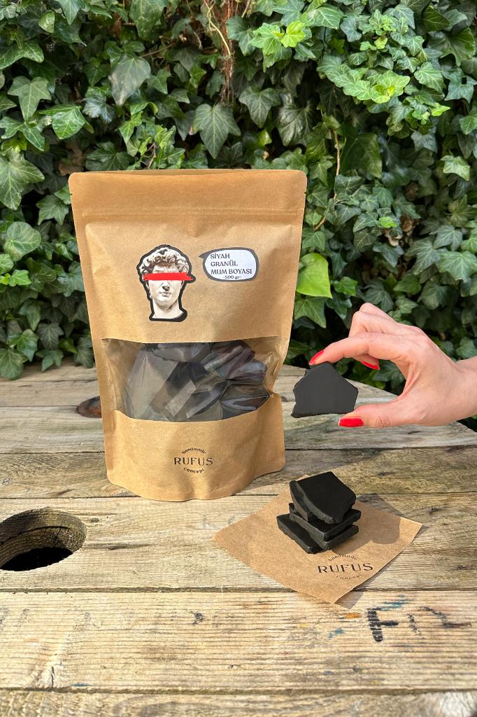 Siyah Granül Mum Boyası 500gr