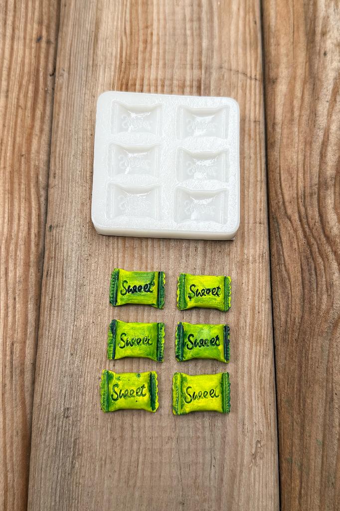 Sweet Altılı Silikon Mum Kalıbı