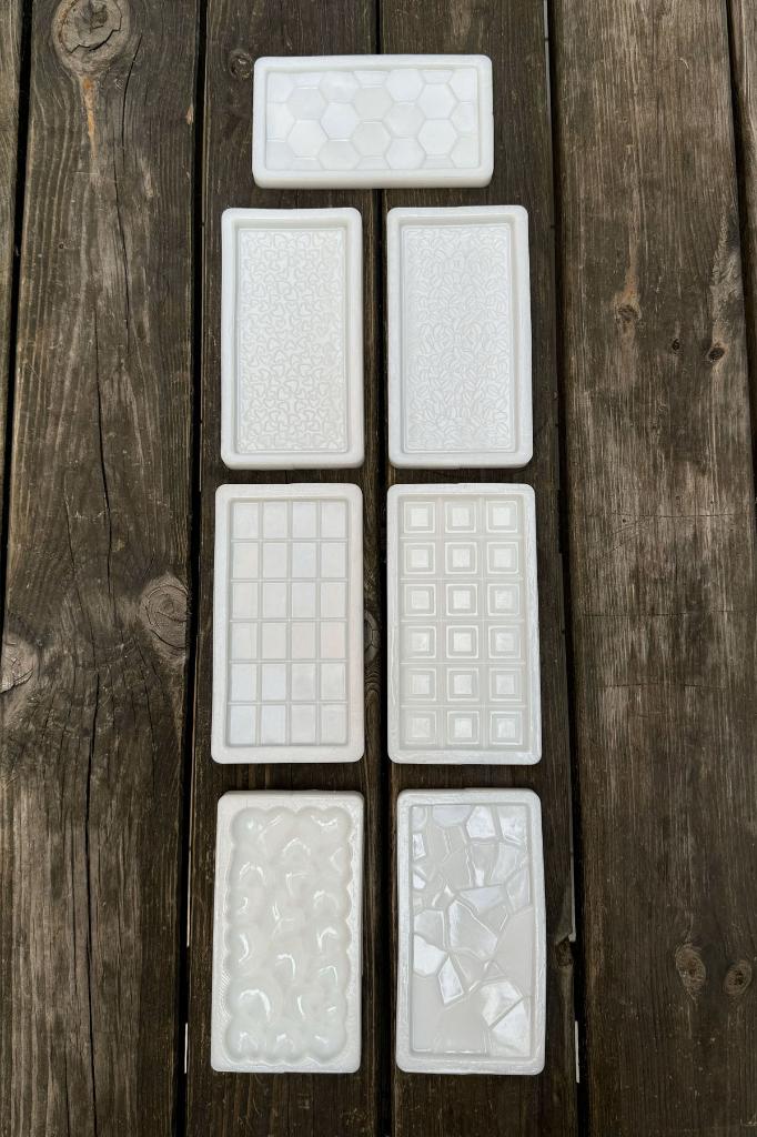 Tablet Schokolade Yedili Silikon-Kerzenformenset