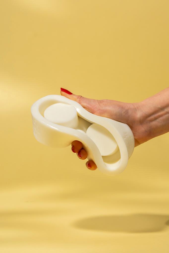 Tealight Mumluk 2 Gözlü Silikon Kalıp