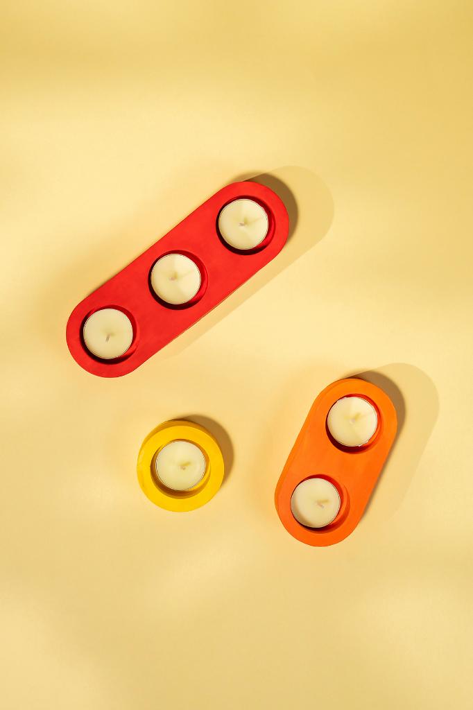 Tealight Mumluk Silicone Mold Seti (3 pcs)