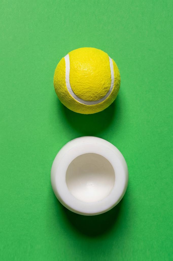 Tenis Topu Silikon Mum Kalıbı - Görsel 3