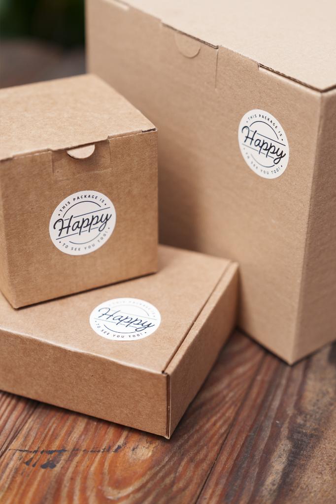 This Package İs Happy To See You Too Круглый Этикетка 100 шт