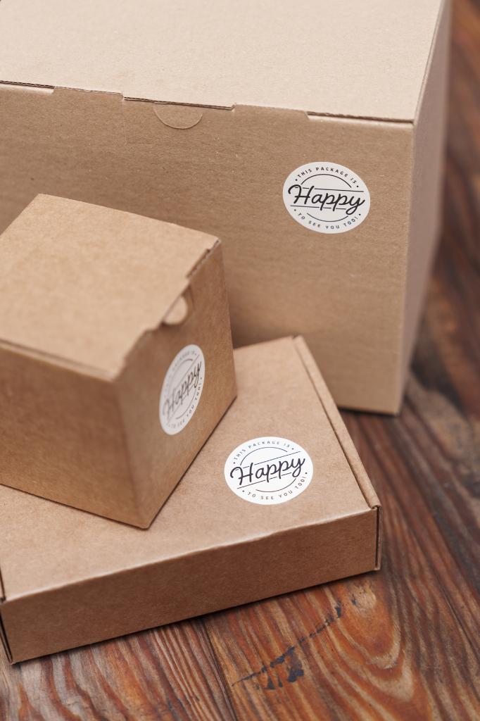 This Package İs Happy To See You Too Круглый Этикетка 100 шт