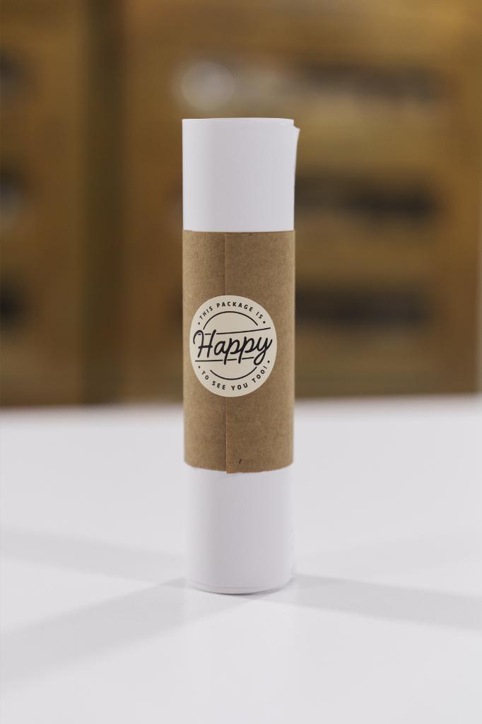 This Package İs Happy To See You Too Круглый Этикетка 100 шт