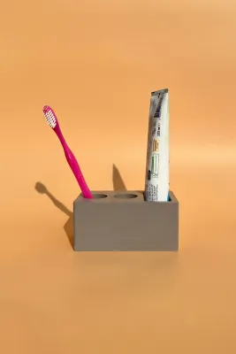 Banyo Organizer Üç Gözlü Silikon Kap Kalıbı