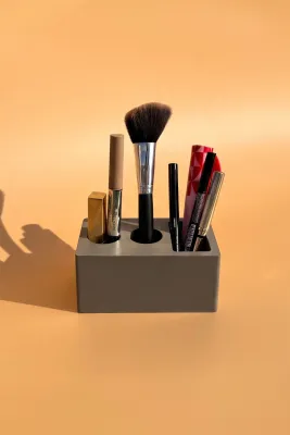 Banyo Organizer Üç Gözlü Silikon Kap Kalıbı