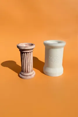 Bizans Sütun Silikon Altlık Kalıbı