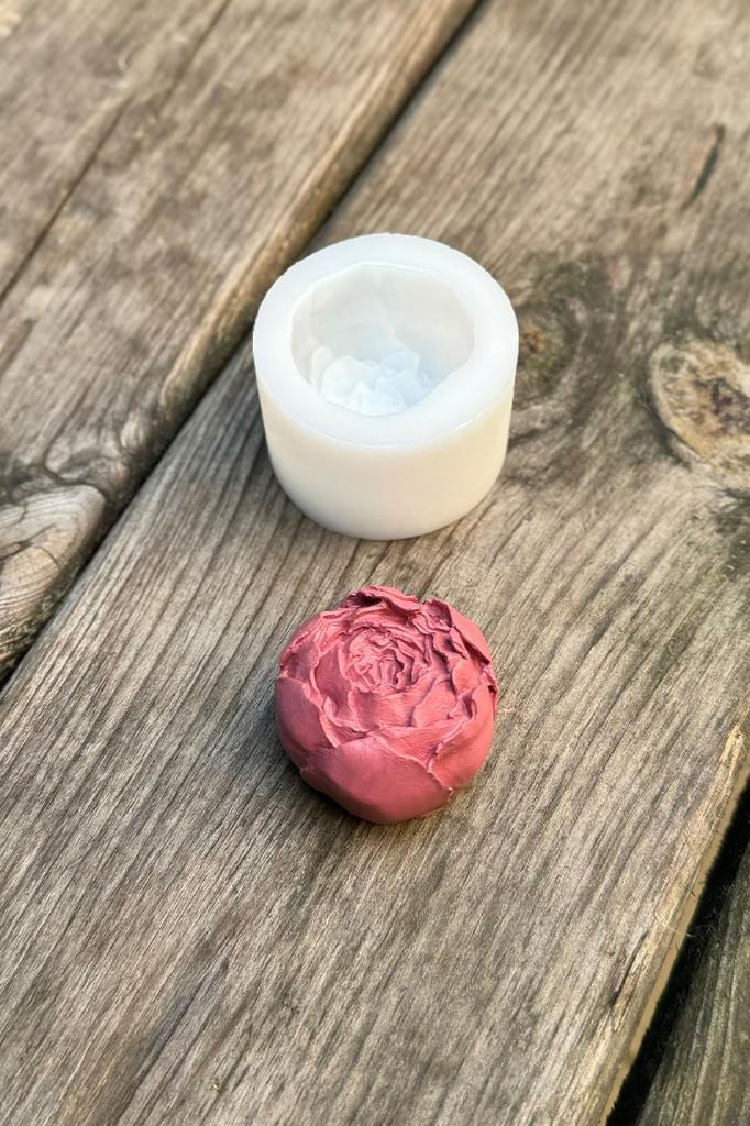 Top Şakayık Silikon Mum Kalıbı