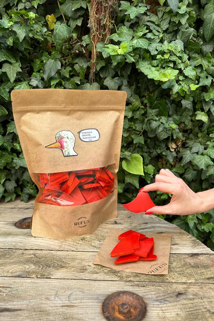 Turuncu Granül Mum Boyası 1000Gr