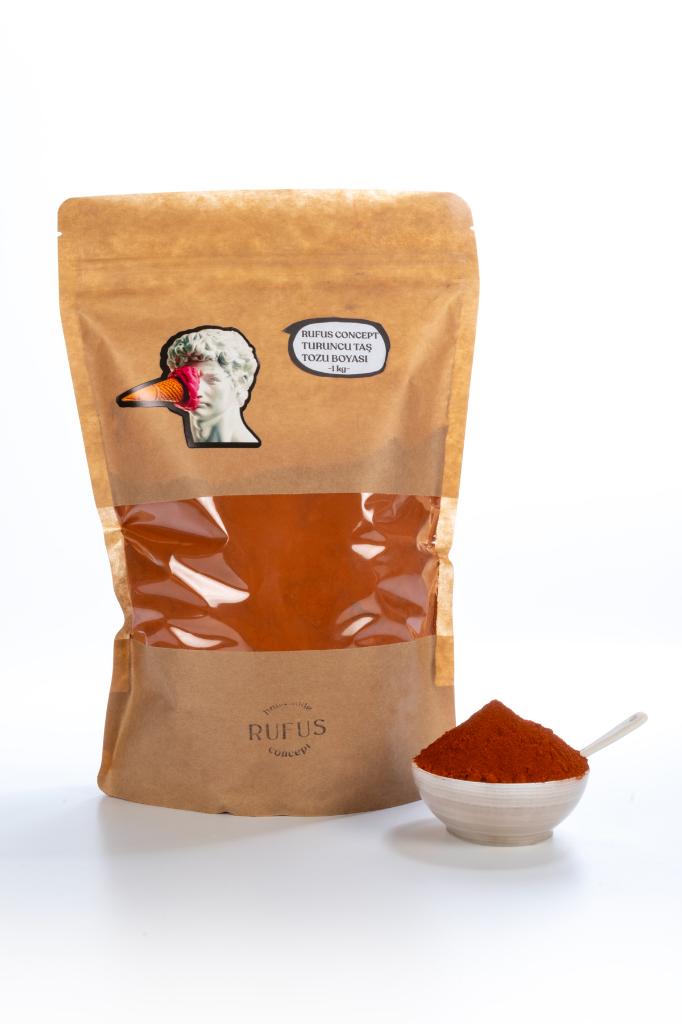 Turuncu Taş Tozu Boyası ( 1 kg )