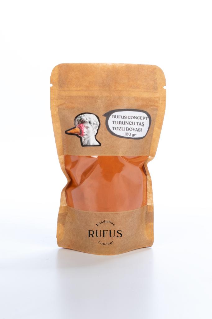 Turuncu Taş Tozu Boyası ( 100 Gr )
