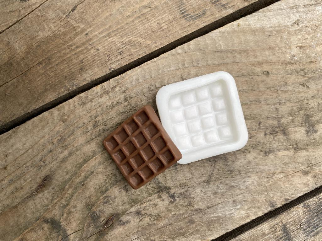 Waffle Silikon Mum Kalıbı