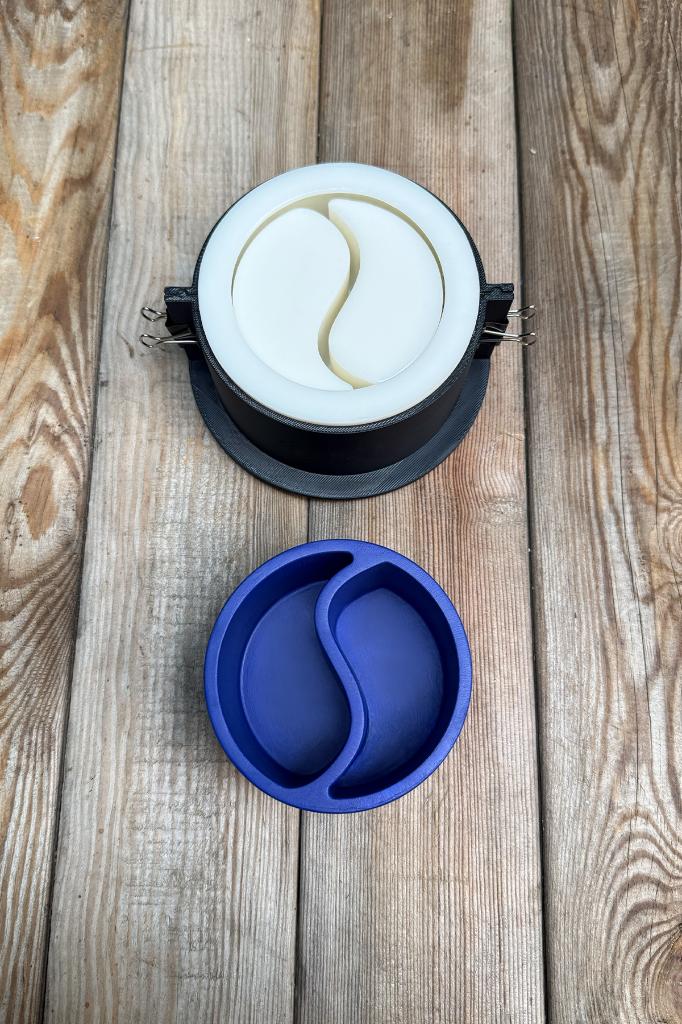 Yin Yang Silikon Kap Kalıbı