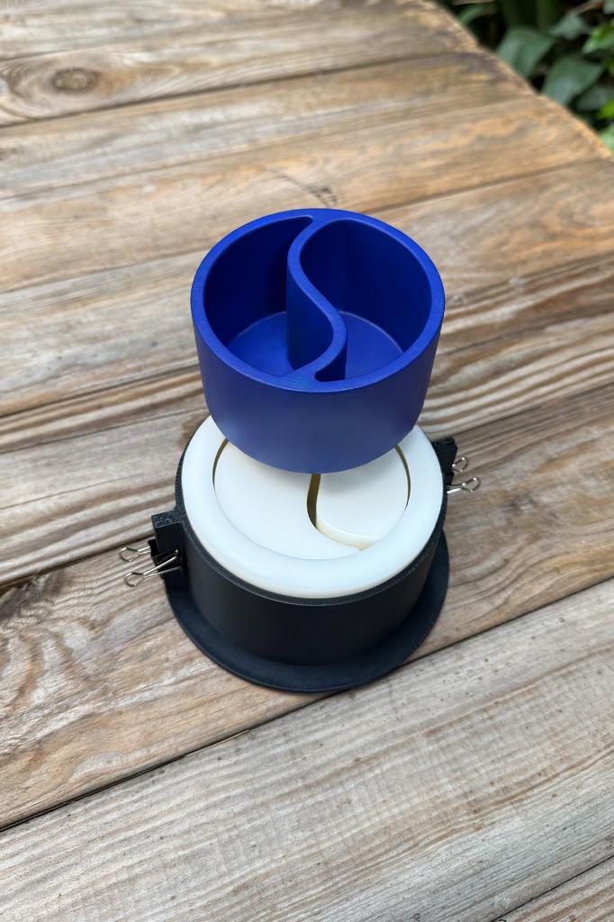 Yin Yang Silikon Kap Kalıbı