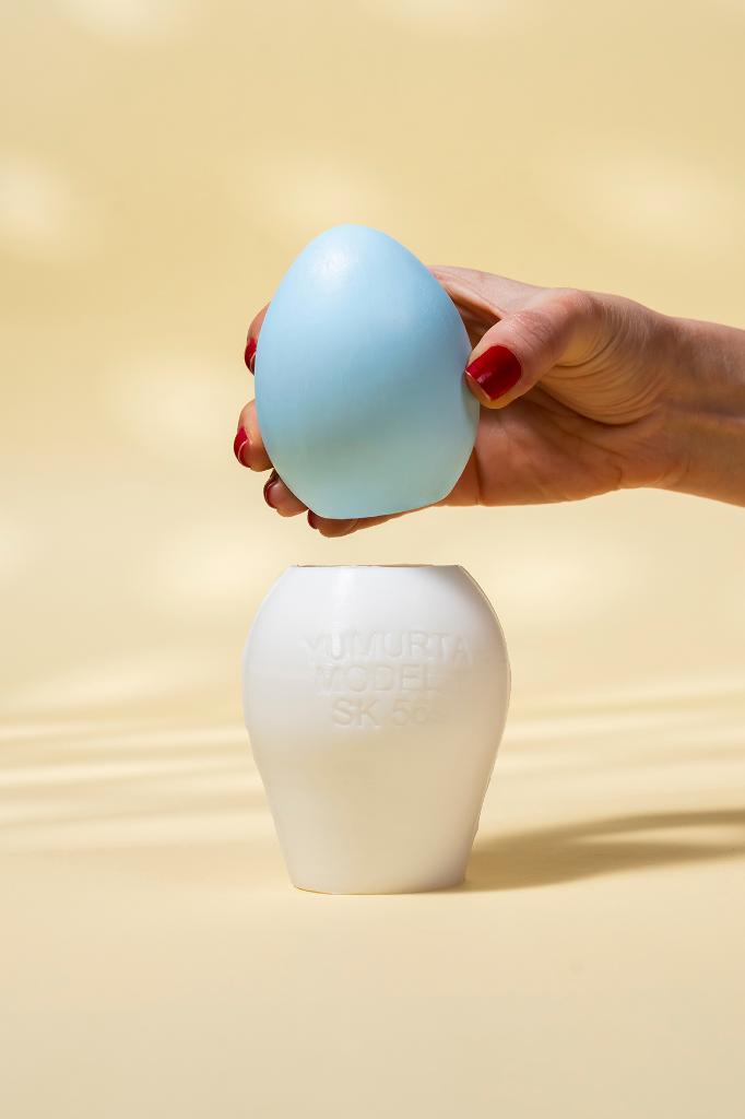 Yumurta Model 1 Silikon Mum Kalıbı