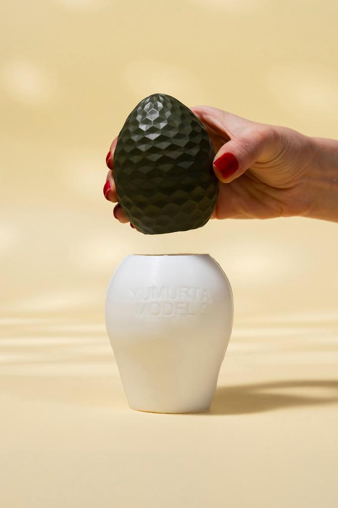 Yumurta Model 2 Silikon Mum Kalıbı