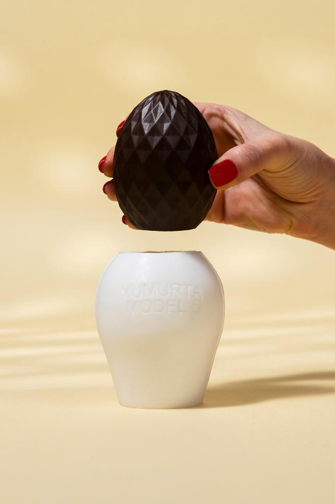 Yumurta Model 5 Silikon Mum Kalıbı