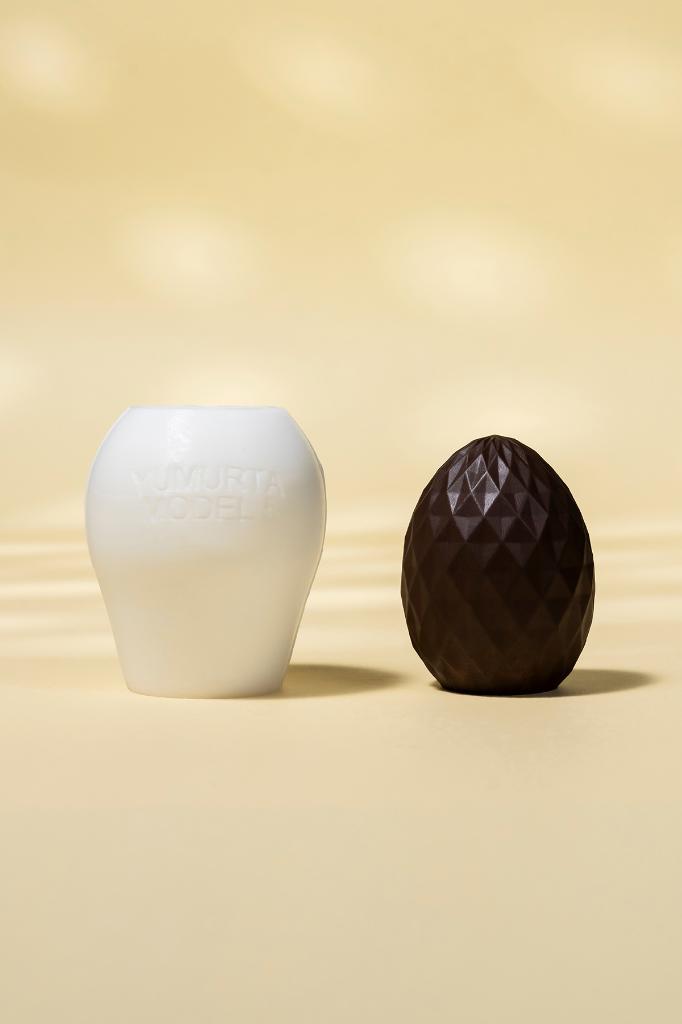 Yumurta Model 5 Silikon Mum Kalıbı