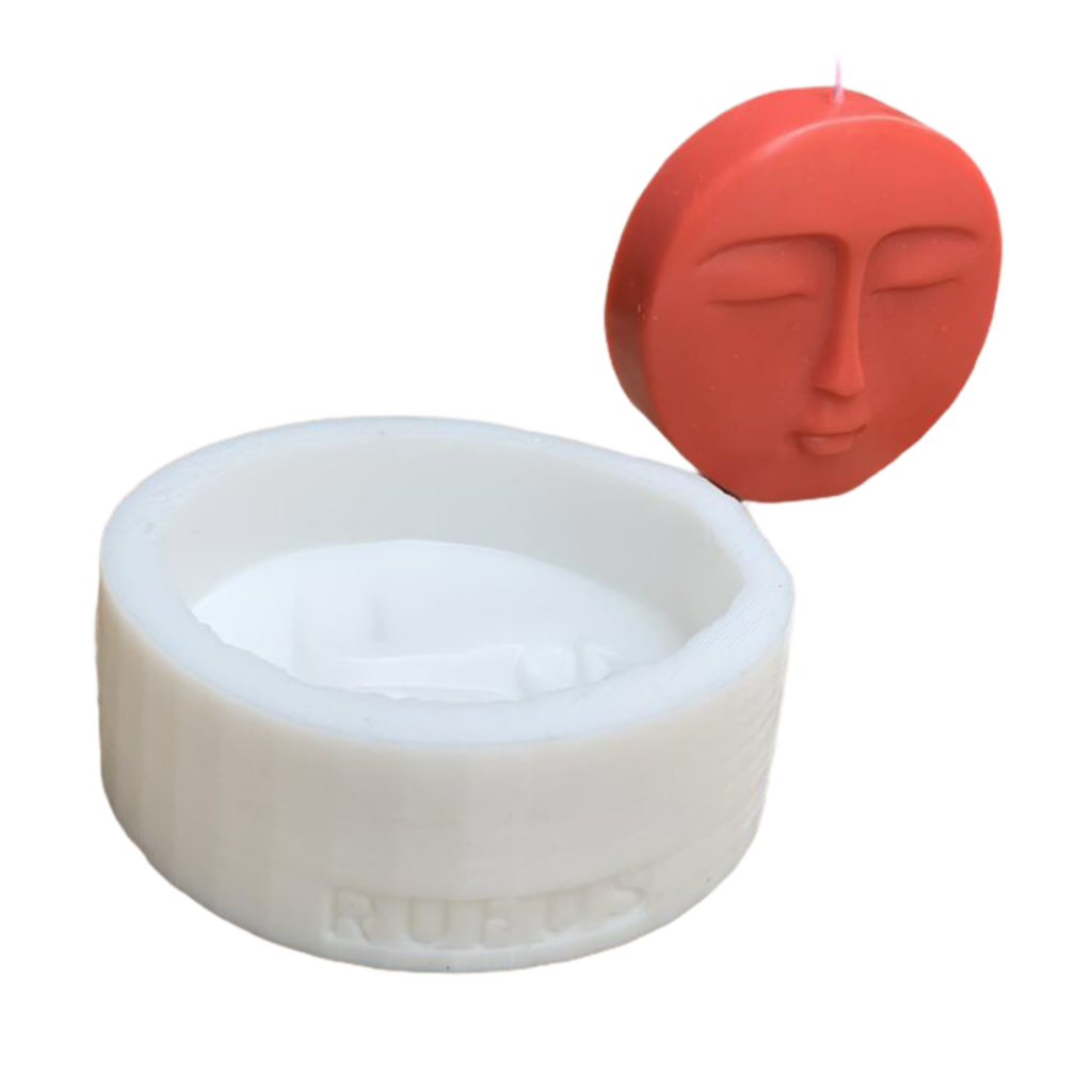 Yüz Silikon Mum Kalıbı